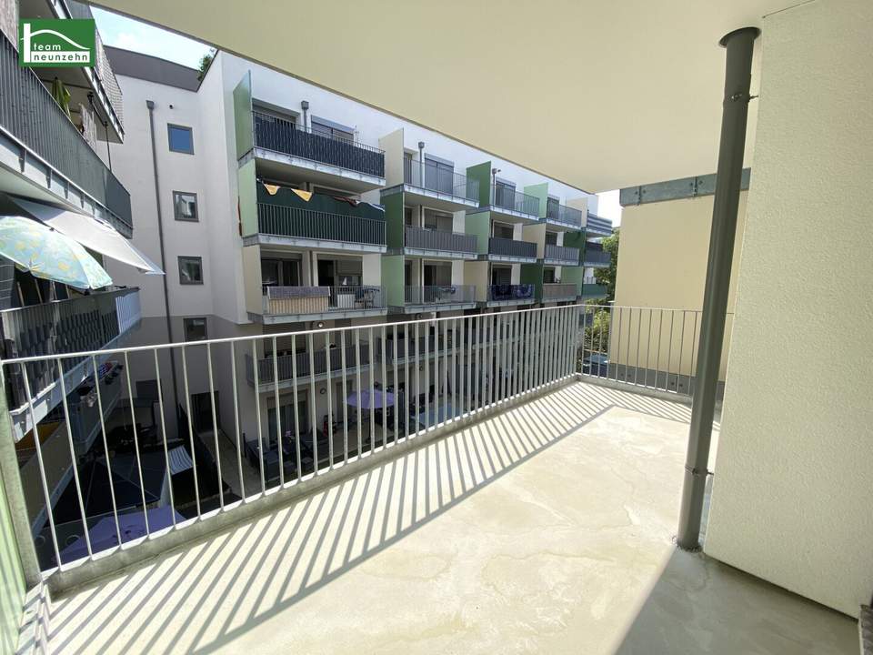 Das ist SIE! Neubau-Wohnung mit Abstellraum und großem Innenhof-Balkon - Straßenbahn 26 vor der Tür, S-Bahn in der Nähe!