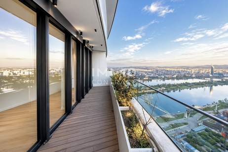 DANUBEFLATS. 40. Etage inkl. 30m2 Balkon - The One And Only, Wohnung-kauf, 798.000,€, 1220 Wien 22., Donaustadt