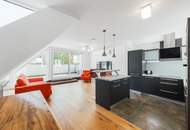 Freiraum über dem Servitenviertel: Großzügige DG-Maisonette mit herrlicher Aussicht und zusätzlichem Studio
