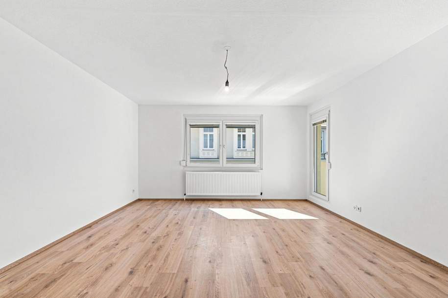 "Zwei Loggias. Drei Zimmer. Einmal Naschmarkt.", Wohnung-miete, 1.809,00,€, 1040 Wien 4., Wieden