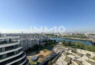 Teilmöbliertes top ausgestattetes Apartment (Erstbezug) mit Donau- und Cityblick - DANUBEFLATS