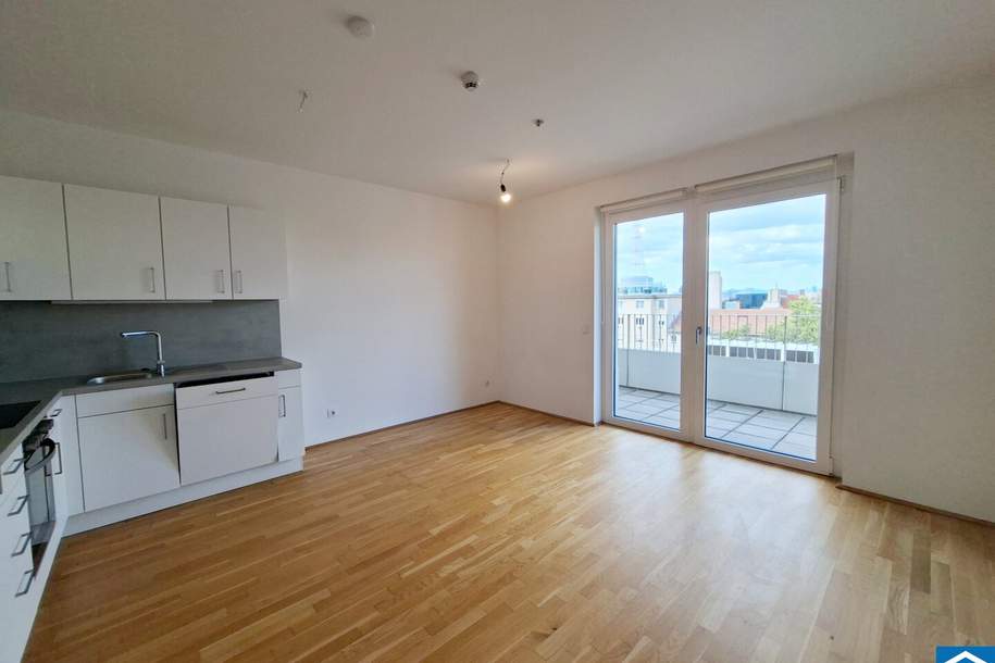 Erstklassige 2 Zimmerwohnung mit Freifläche nahe dem WU Campus und Wiener Prater, Wohnung-miete, 1.090,00,€, 1020 Wien 2., Leopoldstadt