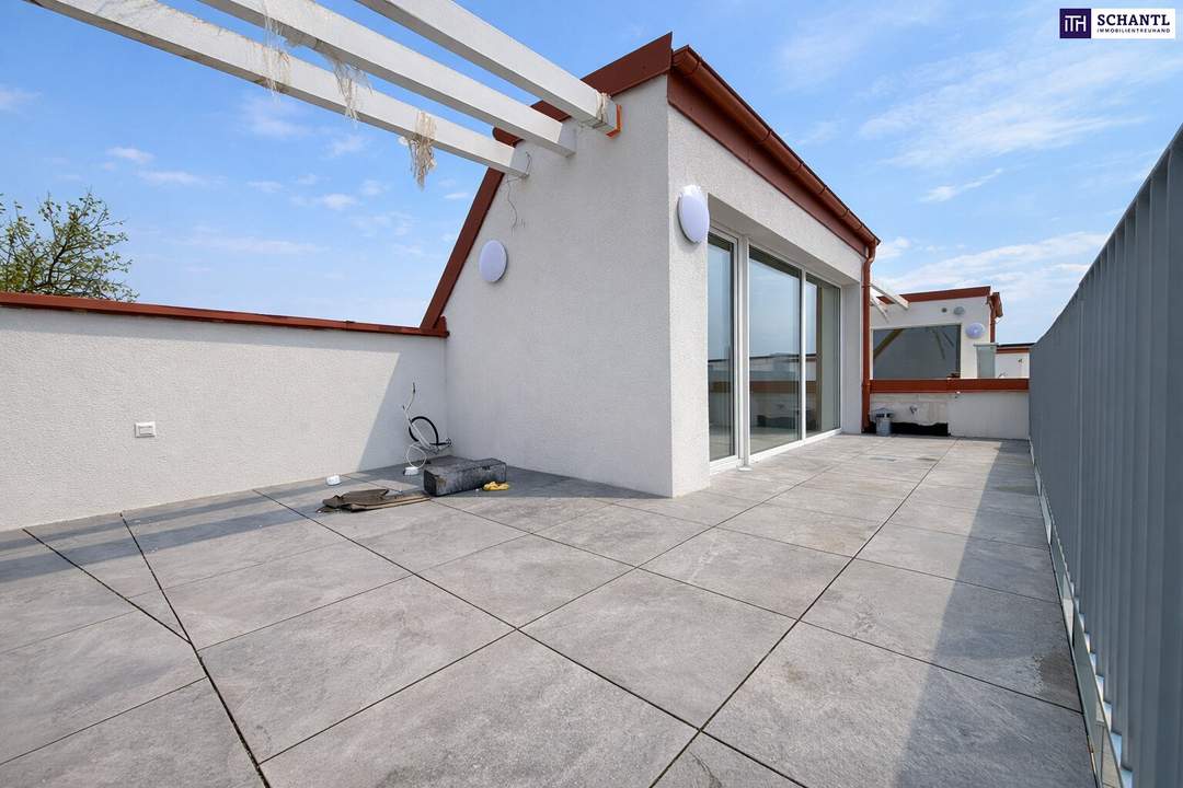 *Frühjahrsaktion* Wohnen über den Dächern: Exklusive 3-Zimmer-Dachgeschosswohnung mit großer Dachterrasse im Erstbezug!