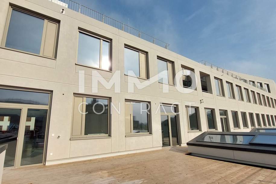 ERSTBEZUG - Sonnendurchflutetes Terrassenbüro - 500 m², Gewerbeobjekt-miete, 13.665,24,€, 1230 Wien 23., Liesing