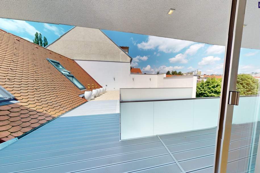 Ihr Traum mit Schlossbergblick! Erleben Sie das atemberaubende Penthouse in Geidorf mit traumhafter Dachterrasse, stilvollen Einbaumöbeln und einem gemütlichen Kamin – jetzt anfragen und in Ihr neues Zuhause verlieben!, Wohnung-miete, 3.400,00,€, 8010 Graz(Stadt)