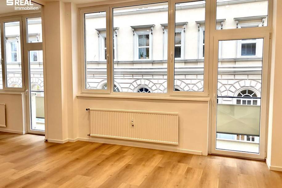NEU ADAPTIERTES BÜRO MIT LOGGIA IN TOPLAGE BEIM SCHWEDENPLATZ, Gewerbeobjekt-miete, 3.115,17,€, 1010 Wien 1., Innere Stadt