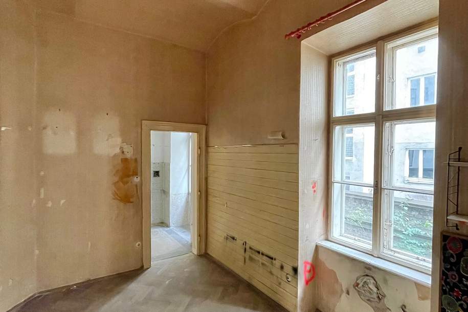 Altbauwohnung in Toplage inklusive Innenhof zu verkaufen (Provisionsfrei), Wohnung-kauf, 149.000,€, 1090 Wien 9., Alsergrund