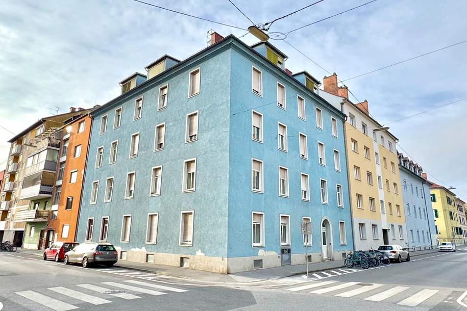 Zentral und ruhig gelegene 3 Zimmer Wohnung im Grazer Bezirk Lend, Wohnung-kauf, 127.000,€, 8020 Graz(Stadt)