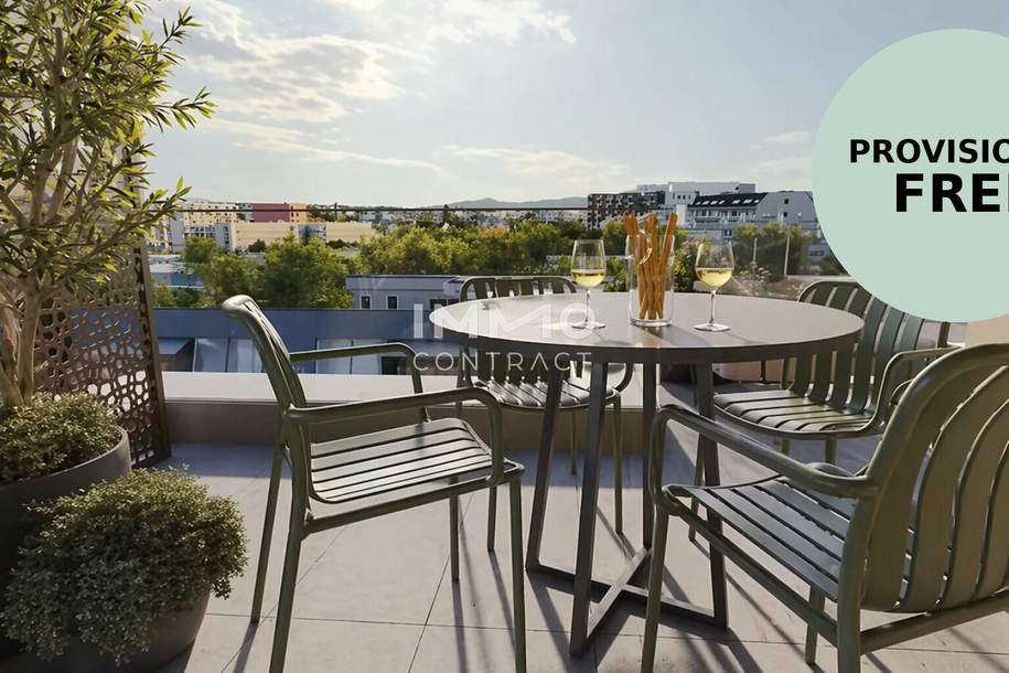 Dachgeschoß-Traum mit viel Terrasse & Top-Lage (provisionsfrei), Wohnung-kauf, 268.770,€, 1230 Wien 23., Liesing