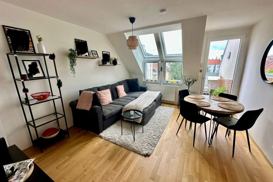 Super-schicke, hochwertige DG-Wohnung mit Balkon und Klimaanlage!, Wohnung-miete, 1.199,00,€, 1160 Wien 16., Ottakring