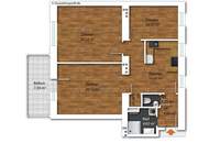 3-Zimmer-Wohnung mit Balkon nahe Millennium City - ideal für Vermietung!