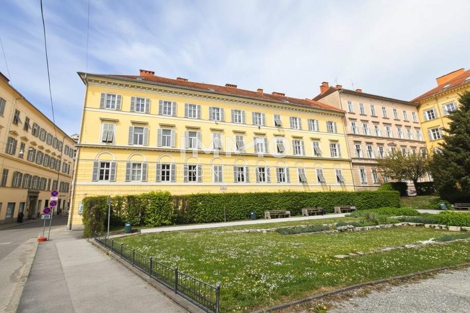 Zentrale Dachgeschoß-Wohnung in ruhiger Innenhoflage : 2 Zimmer plus Galerie - Burggasse 17 - Top 27, Wohnung-miete, 938,52,€, 8010 Graz(Stadt)