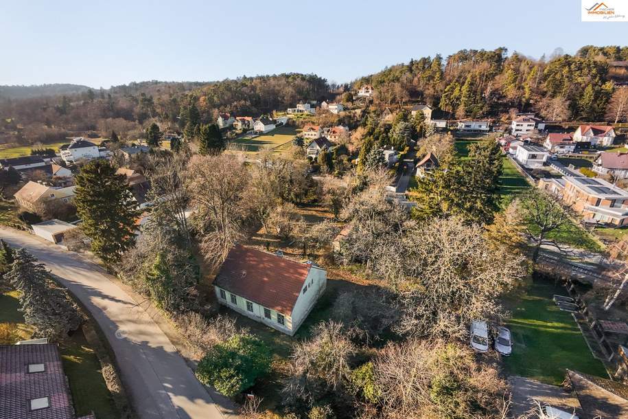 Großzügiges Baugrundstück - alles hat Platz, Traumhaus, Garage und Pool !, Grund und Boden-kauf, 495.000,€, 2823 Neunkirchen