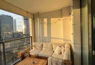 PART FURNISHED MODERN APARTMENT ON HIGHER FLOOR: 3 ROOMS with Fitness und Sauna * free from 01.08.2026 *