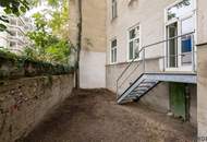 GARTENWOHNUNG NÄHE 1. BEZIRK, DONAUKANAL UND AUGARTEN | Komplett hofseitig | Sanierungsbedürftig | Rembrandtstraße