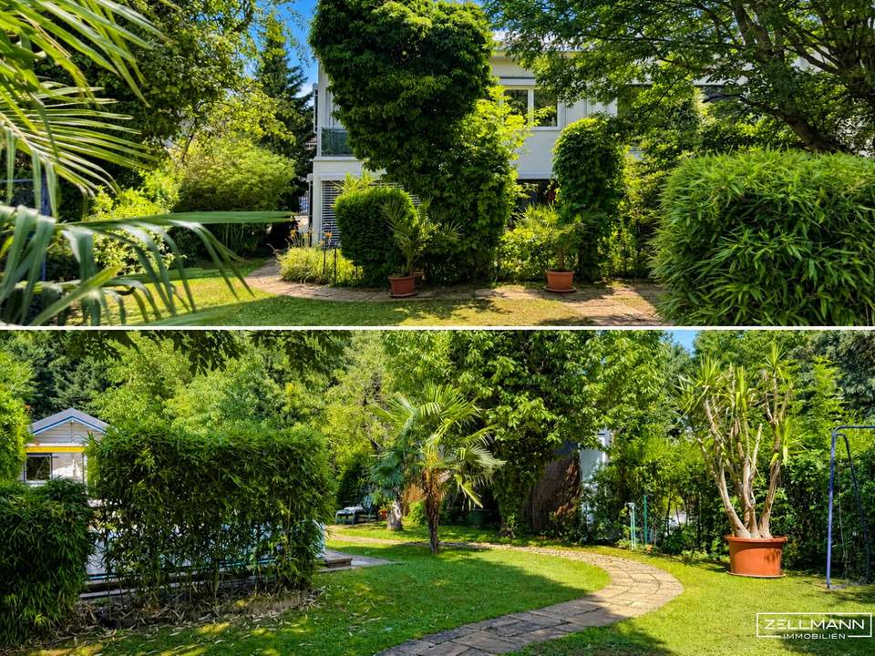 Architektenhaus mit Garten, Pool und außergewöhnlich flexiblem Raumkonzept | ZELLMANN IMMOBILIEN