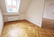 DACHGESCHOSS! MQ-Nähe, sonnige 95 m2 Maisonette mit Terrasse, Wohnküche, 2 Zimmer, 2er-WG-geeignet, Galerie, Burggasse