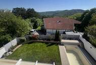 EINFAMILIENHAUS mit Swimmingpool, Lounges und Blick auf den Husarentempel! KLIMATISIERT!