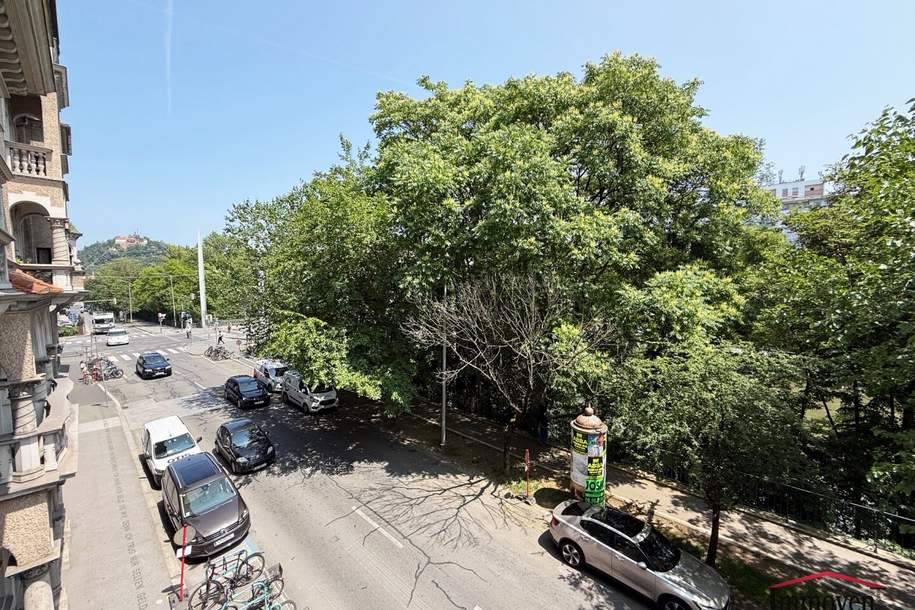 UNBEFRISTET - Helle, sanierte 2-Zimmerwohnung mit schönem Ausblick!, Wohnung-miete, 690,00,€, 8020 Graz(Stadt)