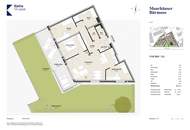 4 Zimmer Wohnung mit 91m² sonnigem Garten in Bürmoos