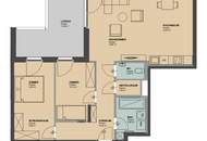 Ruhelage: 3-Zimmer-Wohnung mit Loggia