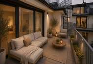 Exklusive 3-Zimmer Dachgeschosswohnungen mit hofseitiger Terrasse nähe Schubertpark !
