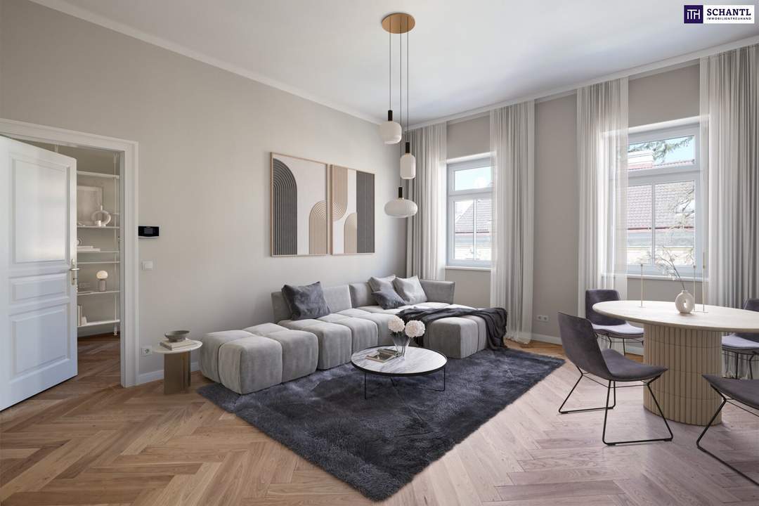 Altbau mit Charme - Erstbezug! Ruhige Seitengasse + U-Bahn um´s Eck + Blick ins Grüne + Ideale Raumaufteilung + Hochwertige Ausstattung + Flügeltüren! Jetzt zugreifen!