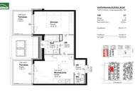 Moderne 2-Zimmer-Wohnung mit zwei Terrassen in ruhiger Lage von Floridsdorf - ab 01.07.2026 verfügbar!