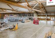 Produktionshalle/Lagerhalle in ausgezeichneter Lage, direkt an der Autobahn mit sichtbarer Werbefläche
