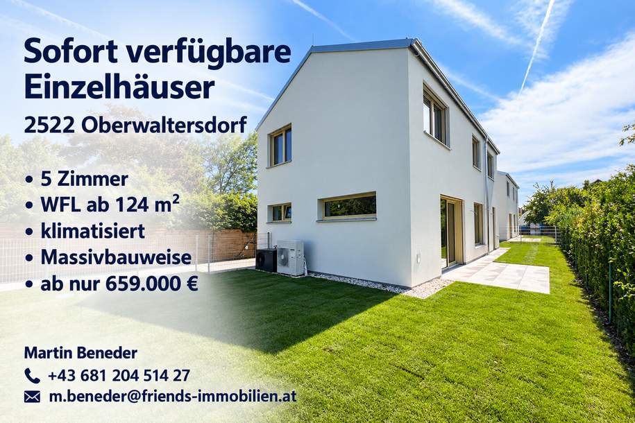 4 MODERNE ZIEGELMASSIV‑HÄUSER – ERSTBEZUG, Haus-kauf, 659.000,€, 2522 Baden