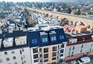 Dachterrassenwohnung | Erstbezug nach Errichtung | südseitig | Klima &amp; Luftwärmepumpe | Tiefgaragenplatz | über 3m Raumhöhe