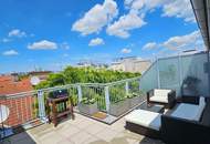 Exklusive DG Wohnung ohne Dachschrägen! Uneinsehbare Dachterrasse mit Panoramablick! Kamin vorhanden!