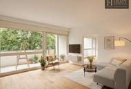 Vollrenovierte 3-Zimmer-Wohnung mit Loggia im erweiterten Diplomaten- und Botschafterviertel von Döbling