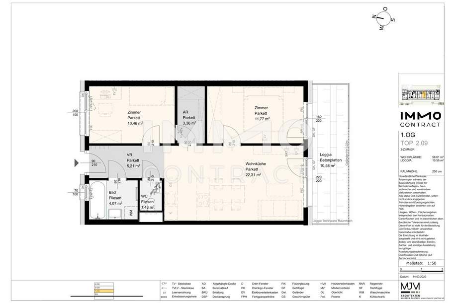Stock2Live Exklusive Wohneinheiten 42qm - 120qm in Stockerau! _fußläufig zu Schule und Bahnhof!, Wohnung-kauf, 312.000,€, 2000 Korneuburg