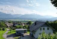 Weitläufiges Anwesen mit Panoramablick auf die Karawanken