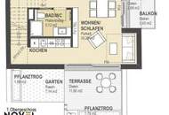 Einzigartiges Townhouse mit Garten und großer Dachterrasse in Top Lage des 6. Bezirks