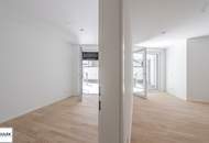 Ab März 2027 verfügbar ~ moderne 3 Zimmer Neubauwohnung mit Innenhof-Terrasse in beliebter Lage ~ Kaiserstraße U6 nähe!