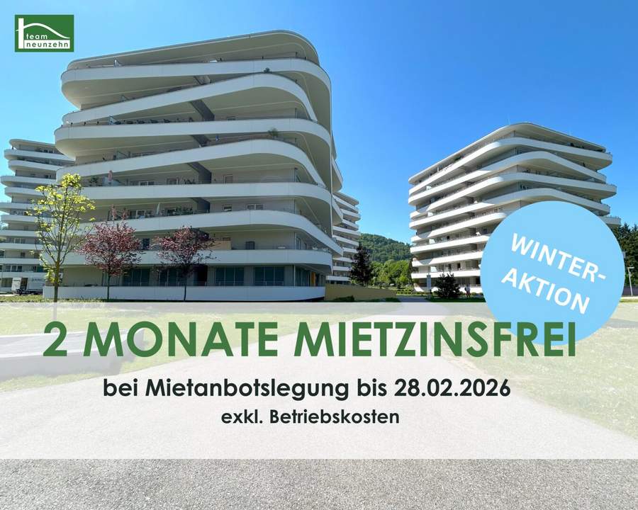 Zwischen Stadtleben und Parklandschaft – Green City Living in Graz - AKTION - 2 MONATE MIETZINSFREI