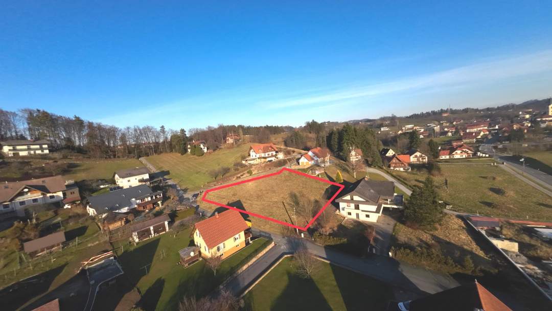 Preisänderung !!! Großzügiges &amp; sonniges Grundstück in Hanglage mit Südausrichtung in Leutschach an der Weinstraße