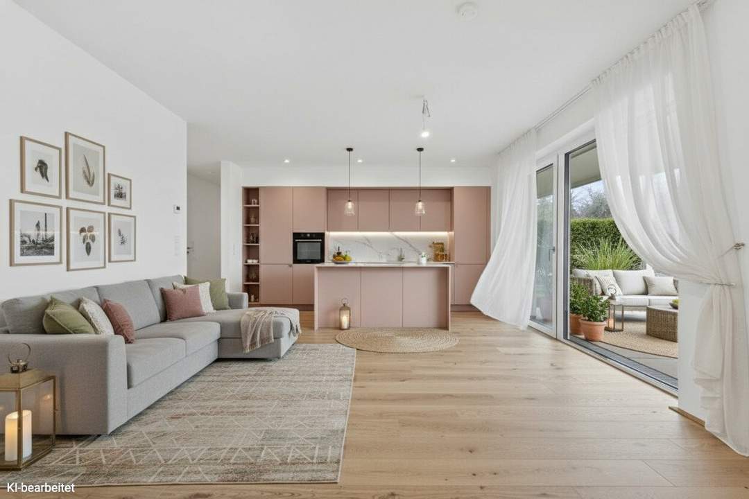 PROVISIONSFREI! Durchdacht geplante 4-Zimmer-Wohnung | Rundum-Dachterrasse | Ost-West-Ausrichtung