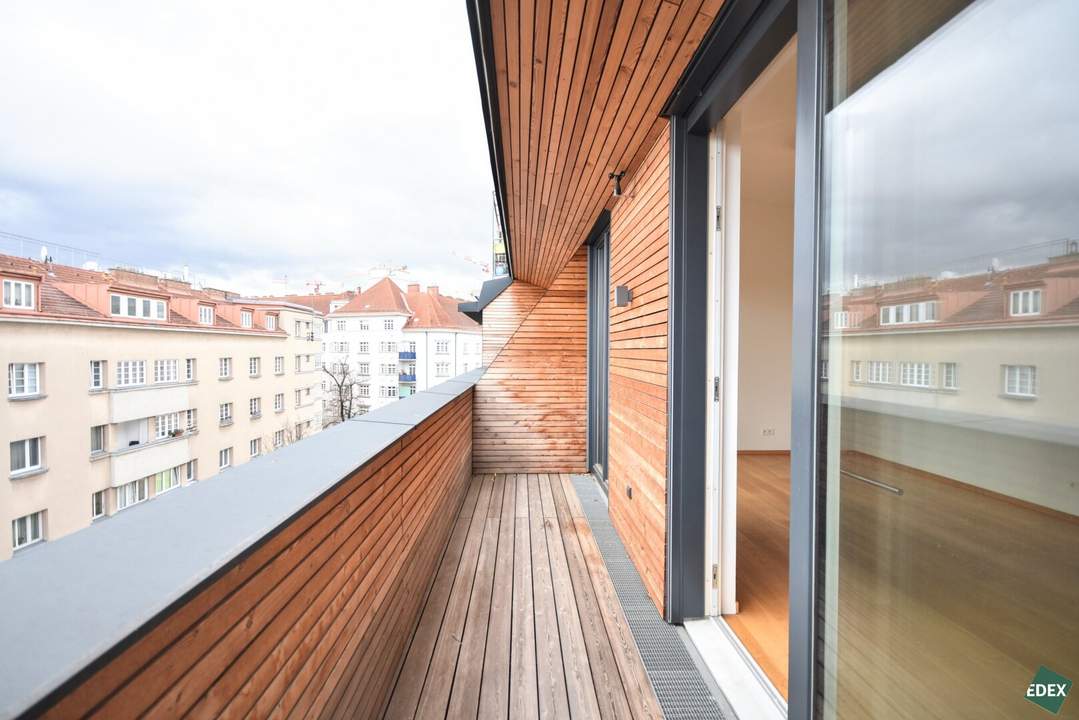 Exklusives Dachgeschoss-Loft mit Balkon in Margarten