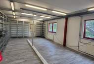 *ALL INCLUSIVE MIETE*Lagerhalle ++ Werkstatt ++Büro++ mit diversen Möglichkeiten! ca. 60m2 + Autoabstellplätze + Mitbenutzung von Gabelstapler & Kran