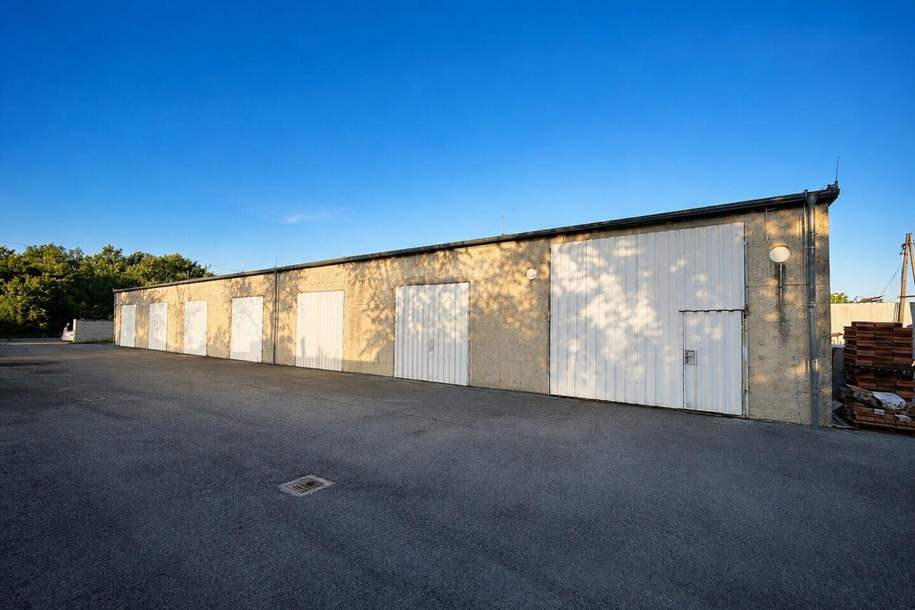 "Aufgepasst Baumeister! Lager mit Sandgruben und Werkstätte auf 2000m ² Bauland", Gewerbeobjekt-kauf, 890.000,€, 2514 Baden