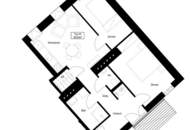 Kompakte 3-Zimmer DG-Wohnung mit optionalem Balkon