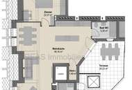 Elevate 1090 – Erstbezug: Luxus Dachgeschoss - Maisonette Wohnung (klimatisiert) mit großer Dachterrasse nahe U6 Alser Straße, AKH!