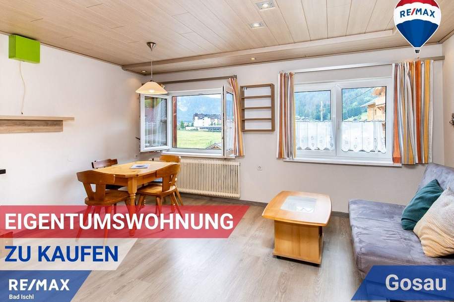 3 - Zimmer Eigentumswohnung in Gosau am Dachstein – Nähe Hornspitzbahn, Wohnung-kauf, 175.000,€, 4824 Gmunden