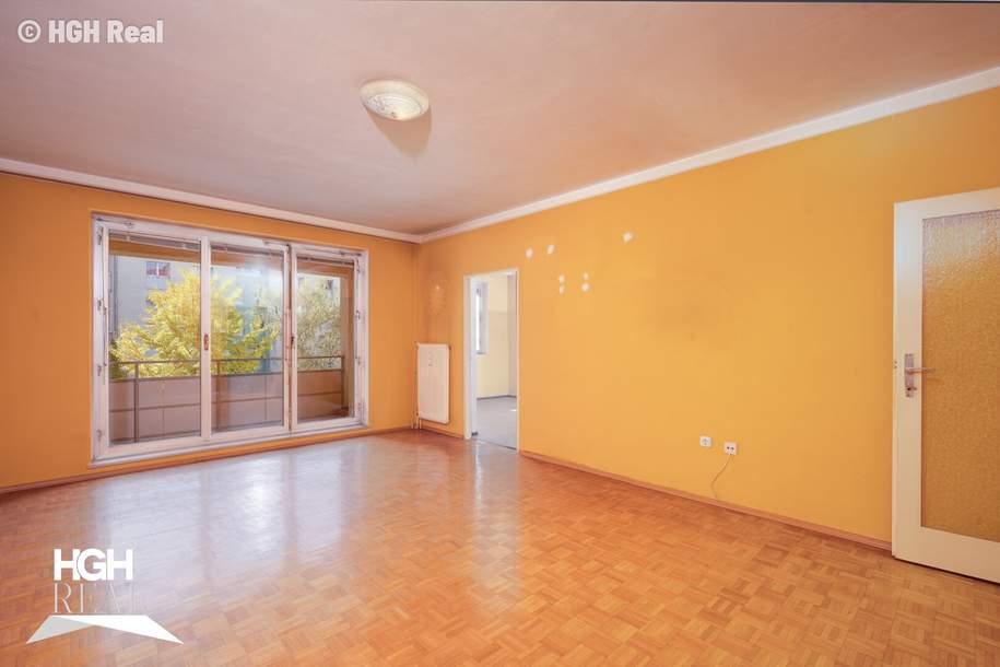 1220 Wien Helle Wohnung mit hofseitiger Loggia im 2. Liftstock Nähe U1 mit Potenzial, Wohnung-kauf, 249.000,€, 1220 Wien 22., Donaustadt