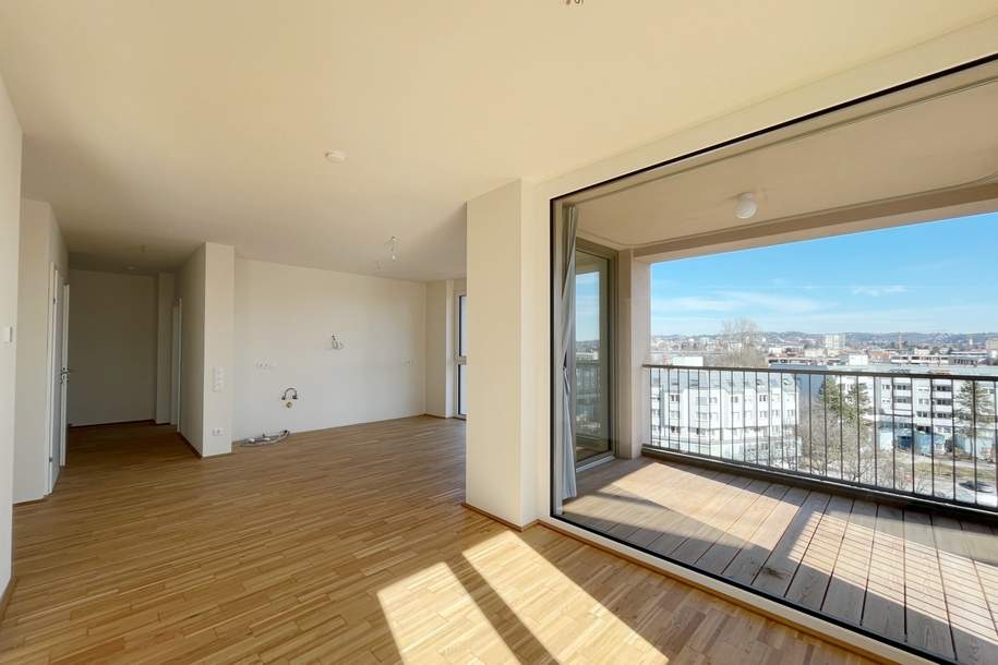 MORGENSONNE im obersten Stock I Erstbezug I Sonnige 3 Zimmer-Wohnung mit Balkon, Wohnung-kauf, 364.000,€, 8010 Graz(Stadt)