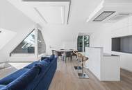 Weitblick: Extravagante Dachgeschosswohnung am Schafberg