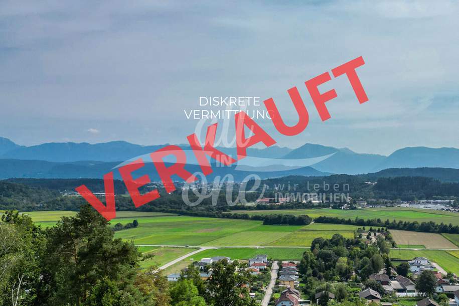 Herrschaftliches Anwesen (9286 m2) in Emmersdorf mit Blick auf Klagenfurt und Karawanken, Haus-kauf, 1.349.000,€, 9020 Klagenfurt(Stadt)